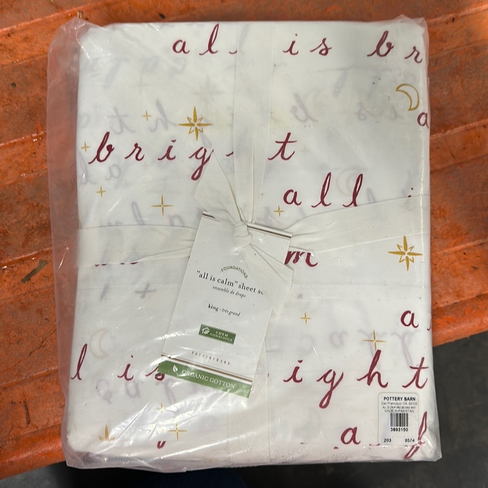 Christmas King bed sheet set